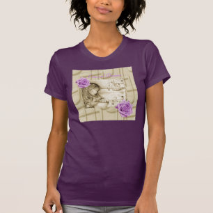 T-shirts Carousel Dreams Vintage Rosa Fine Jersey T Shirt