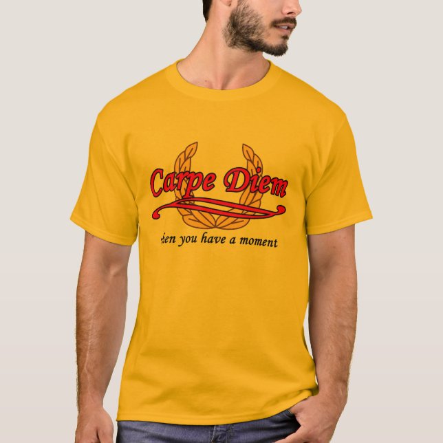 T-shirts Carpe Diem (Frente)