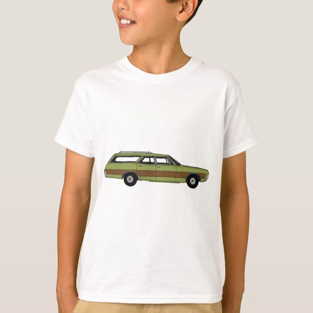 T-shirts carrinha retro (Frente)