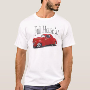 T-shirts Carro 1941 do arrasto do cupé de Willys