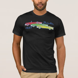 T-shirts Carro 1957 clássico convertível do Bel Air de