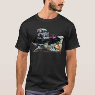 T-shirts Carro 1966-67 preto de Corveta