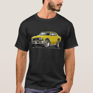 T-shirts Carro 1966 amarelo de Chevelle