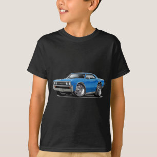 T-shirts Carro 1967 do azul de Chevelle