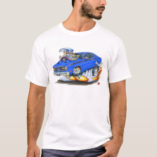 T-shirts Carro 1970-74 do azul do espanador de Plymouth