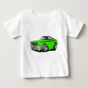 T-shirts Carro 1970-74 superior Limão-Preto do espanador