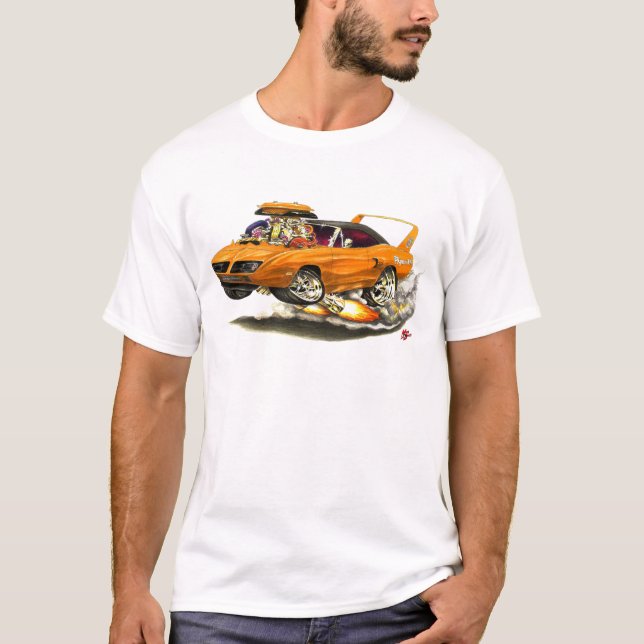 T-shirts Carro 1970 da laranja de Superbird (Frente)