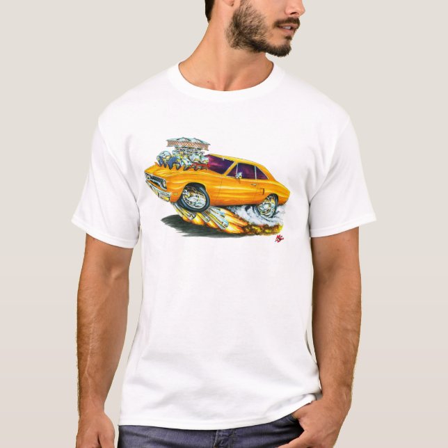 T-shirts Carro 1970 da laranja do Roadrunner (Frente)