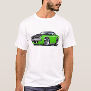 T-shirts Carro 1970 superior Limão-Preto de Cuda AAR