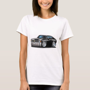 T-shirts Carro 1971-72 preto de Chevelle