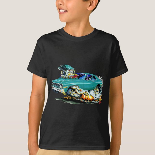 T-shirts Carro 1971-74 da cerceta da nova (Frente)