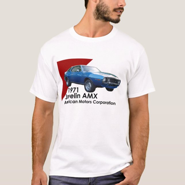 T-shirts Carro 1971 do músculo do dardo AMX por AMC (Frente)