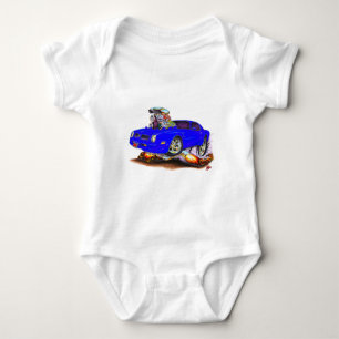 T-shirts Carro 1974-76 do azul de Firebird