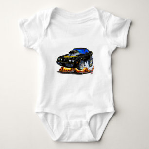T-shirts Carro 1979-81 do Preto-Ouro do transporte Am