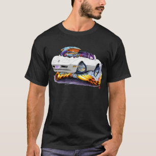 T-shirts Carro 1980-82 Branco-Cinzento de Corveta