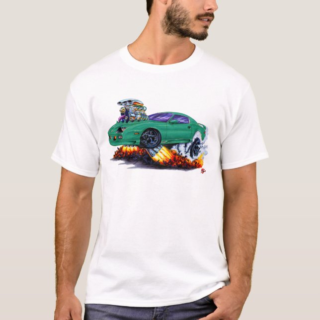 T-shirts Carro 1982-92 da cerceta de Camaro (Frente)