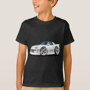 T-shirts Carro 1982-92 do branco de Camaro
