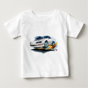 T-shirts Carro 1993-97 do branco de Camaro