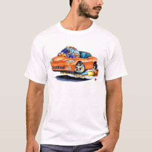 T-shirts Carro 2005-10 da laranja de Corveta