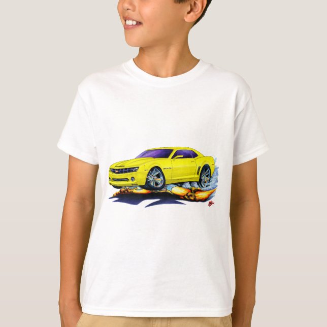 T-shirts Carro Amarelo Camaro 2010 (Frente)