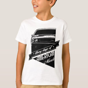 T-shirts Carro americano do músculo o desafiador 1970