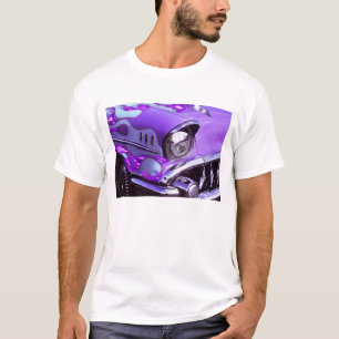 T-shirts Carro clássico: Chevrolet com capô em chamas