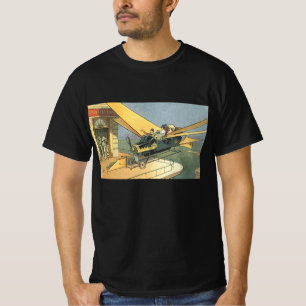 T-shirts Carro conversível Steampunk de ficção científica r