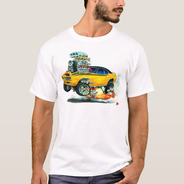 T-shirts Carro da laranja de 1968 GTO (Frente)