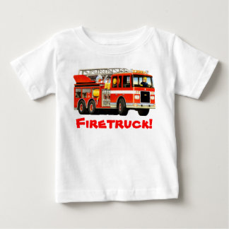 T-shirts Carro de bombeiros infantil