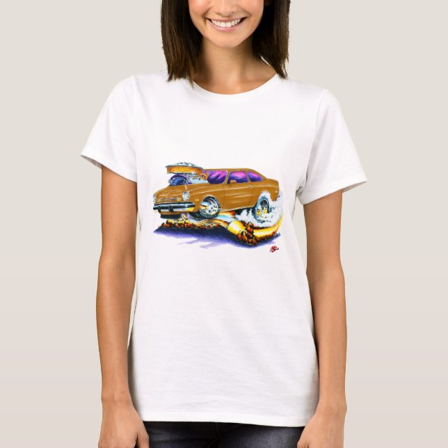 T-shirts Carro de Chevy Vega Brown (Frente)