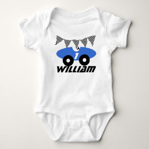 T-shirts Carro de corridas azul