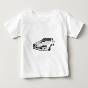 T-shirts carro de esportes de Camaro do anos 80: modelo 3D: