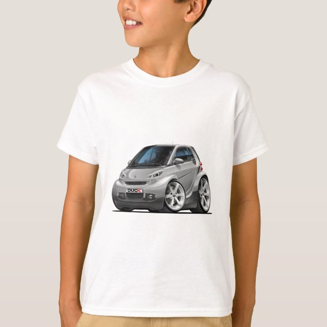 T-shirts Carro de prata esperto (Frente)