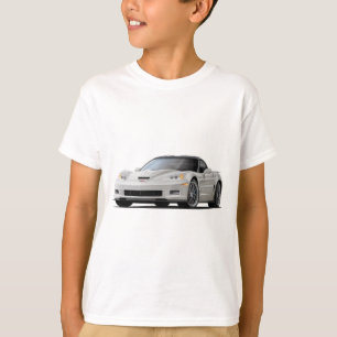 T-shirts Carro do branco de Corveta ZR1