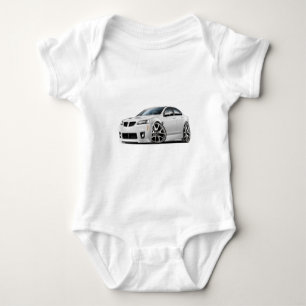 T-shirts Carro do branco de Pontiac G8 GXP