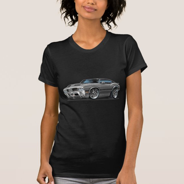 T-shirts Carro do cinza do cutelo 442 dos velhos (Frente)