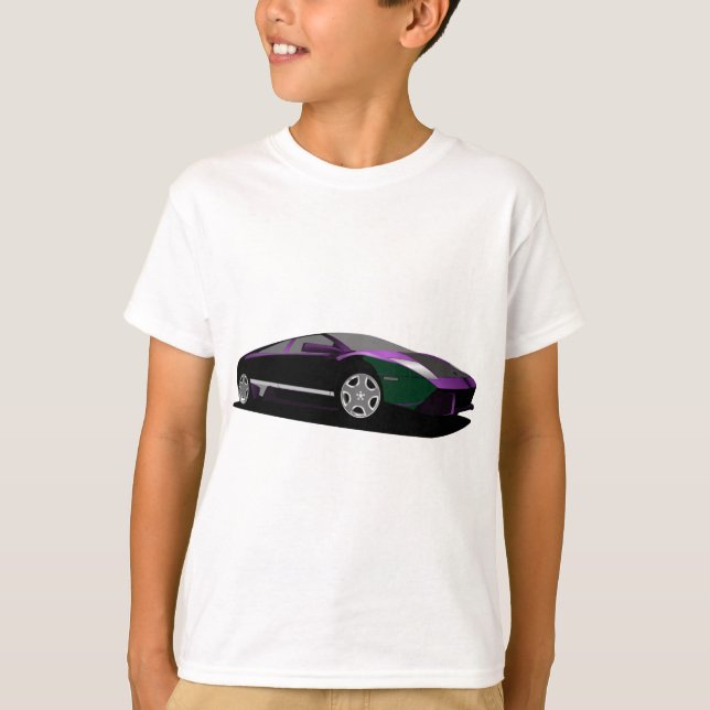 T-shirts Carro Roxo (Frente)