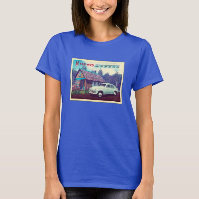 T-shirts Carro Russo E Dacha (Frente)