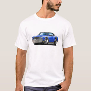 T-shirts Carro superior Azul-Preto de Monte 1972 - de Carlo