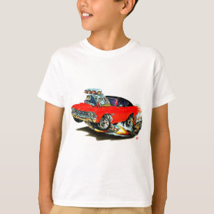 T-shirts Carro superior vermelho e preto de Chevelle