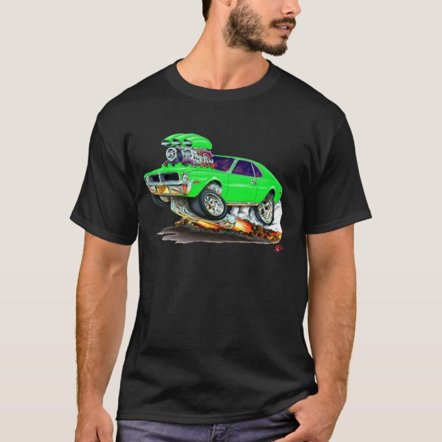 T-shirts Carro verde sublime do dardo de AMC (Frente)