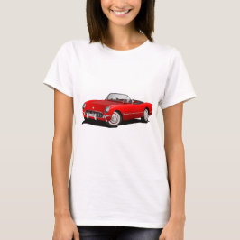 T-shirts carro vermelho clássico