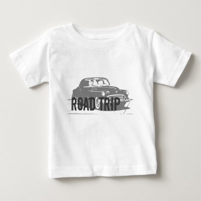 T-shirts Carro vintage de estrada (Frente)
