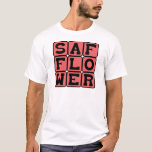 T-shirts Cártamo, Herbáceo Flor Anual