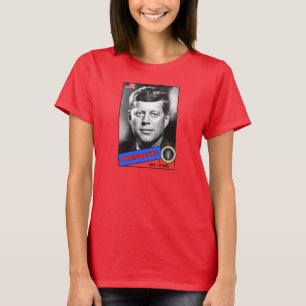 T-shirts Cartão de basebol de John F. Kennedy