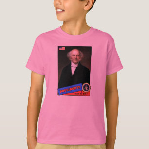 T-shirts Cartão de basebol de Martin Van Buren