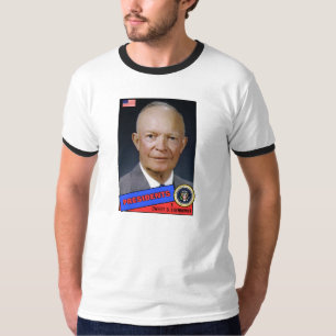 T-shirts Cartão de beisebol de Dwight D. Eisenhower