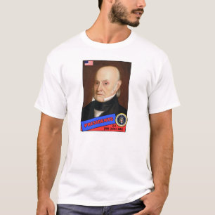 T-shirts Cartão de beisebol de John Quincy Adams