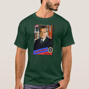 T-shirts Cartão de beisebol de Richard Nixon