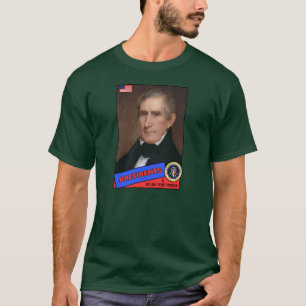 T-shirts Cartão de beisebol de William Henry Harrison